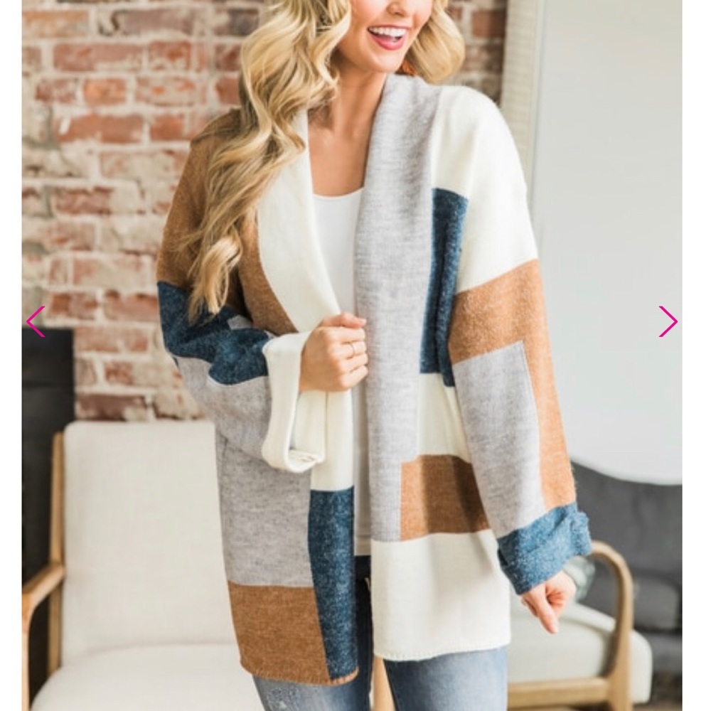 Pink lily cardigan